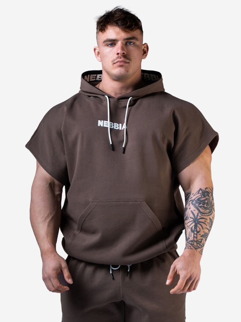 Худи мужская спортивная NEBBIA Training Rag Top HERO 297