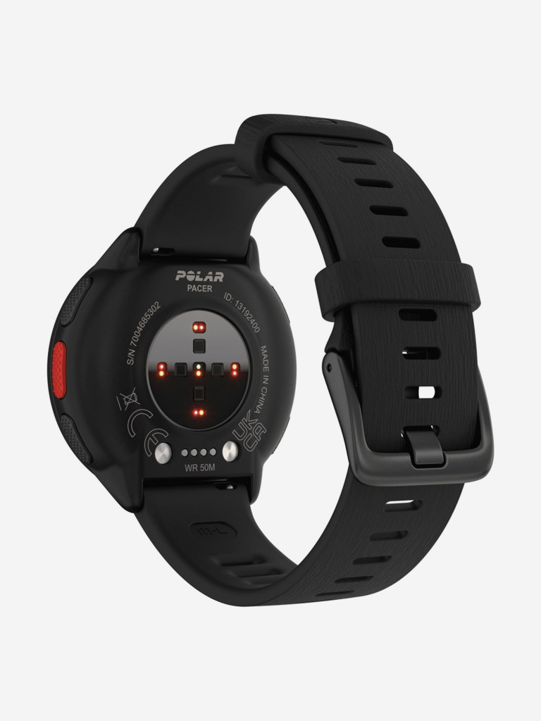 Умные часы Polar Pacer Night Black, 45mm, черный
