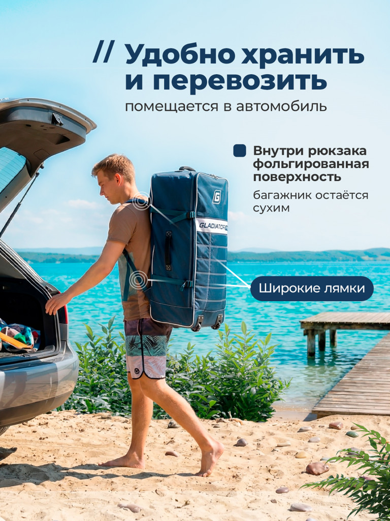 Сап доска надувная Gladiator ELITE 11.6