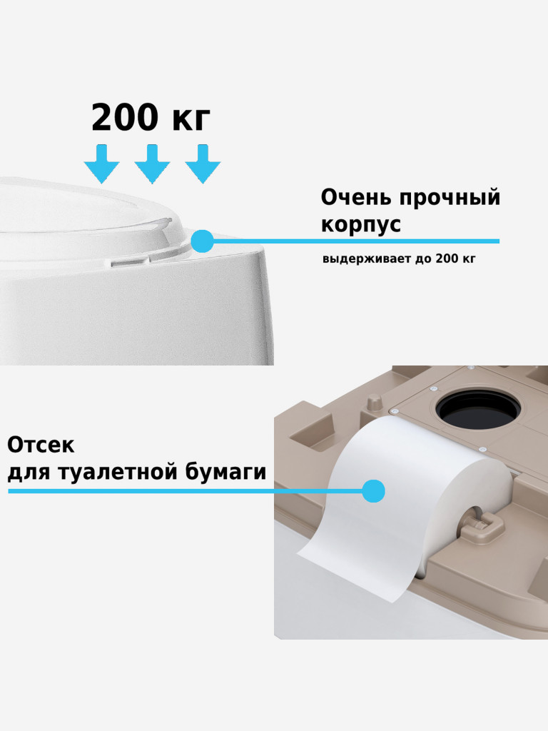 Биотуалет Lupmex 79123 22 л без индикатора