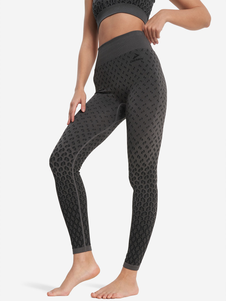Легинсы женские Demix HighFlow Yoga Seamless Gfx
