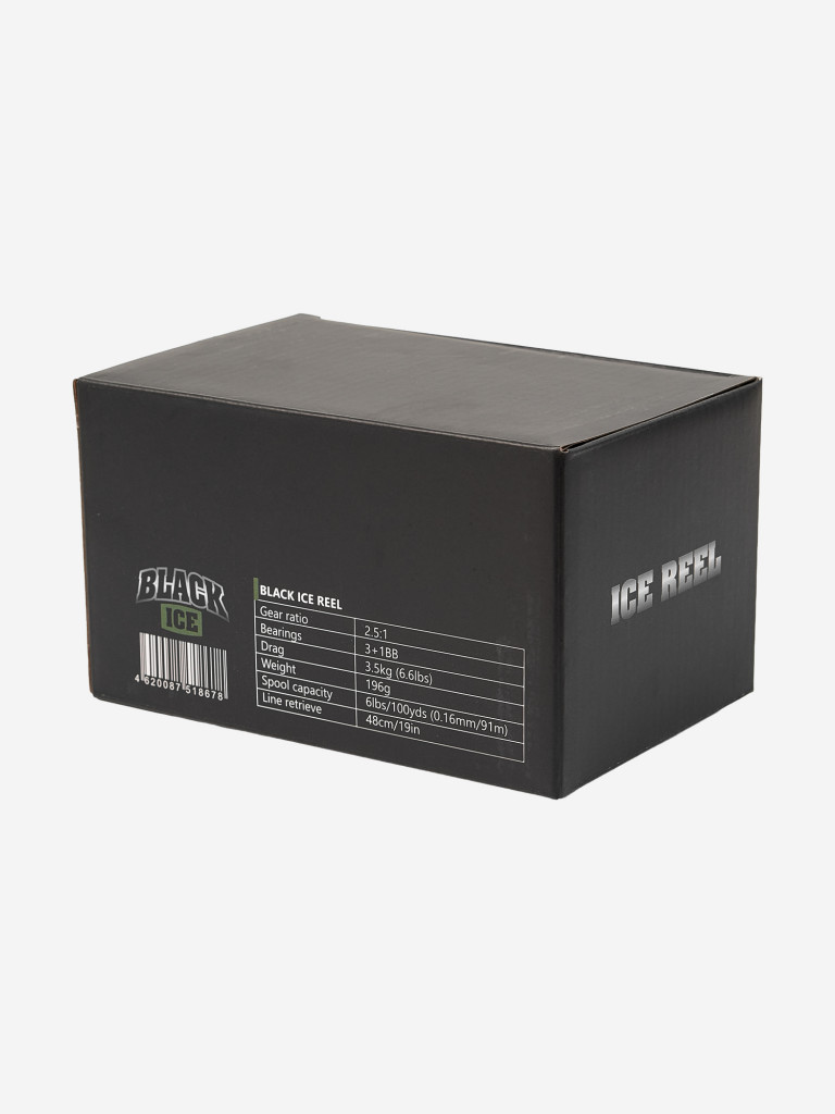 Зимняя катушка Narval Frost Black Ice 2.5:1 3+1BB #Black/Olive