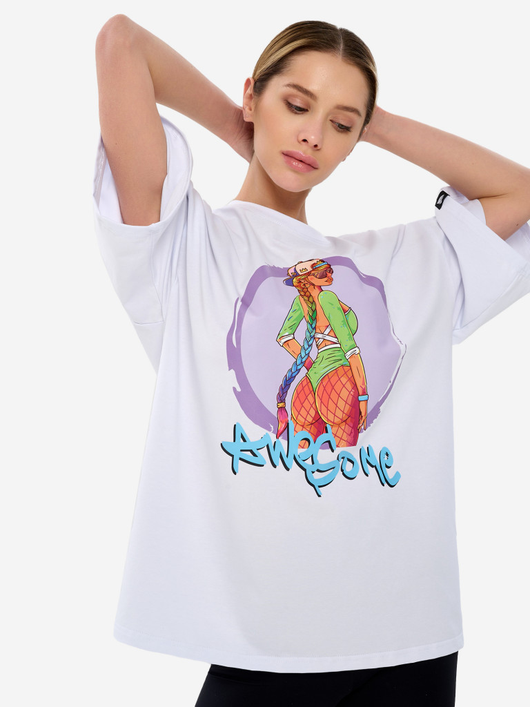 Футболка женская Bona Fide OVERSIZE T-shirt "Awesome"