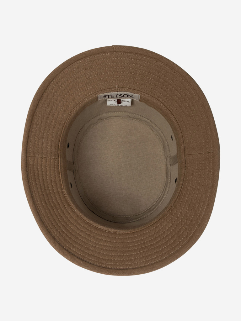 Панама STETSON 1891111 BUCKET COTTON (коричневый)