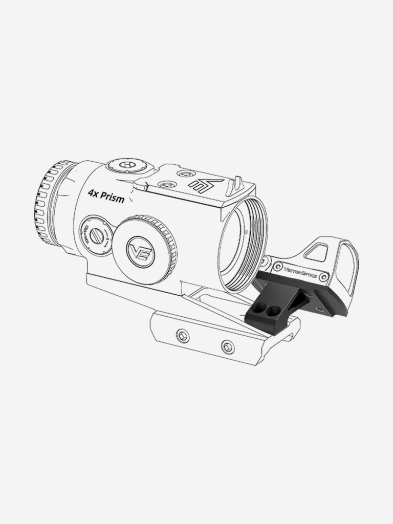 Кронштейн для прицела угловой Vector Optics Mount MAG для SCPSM-01