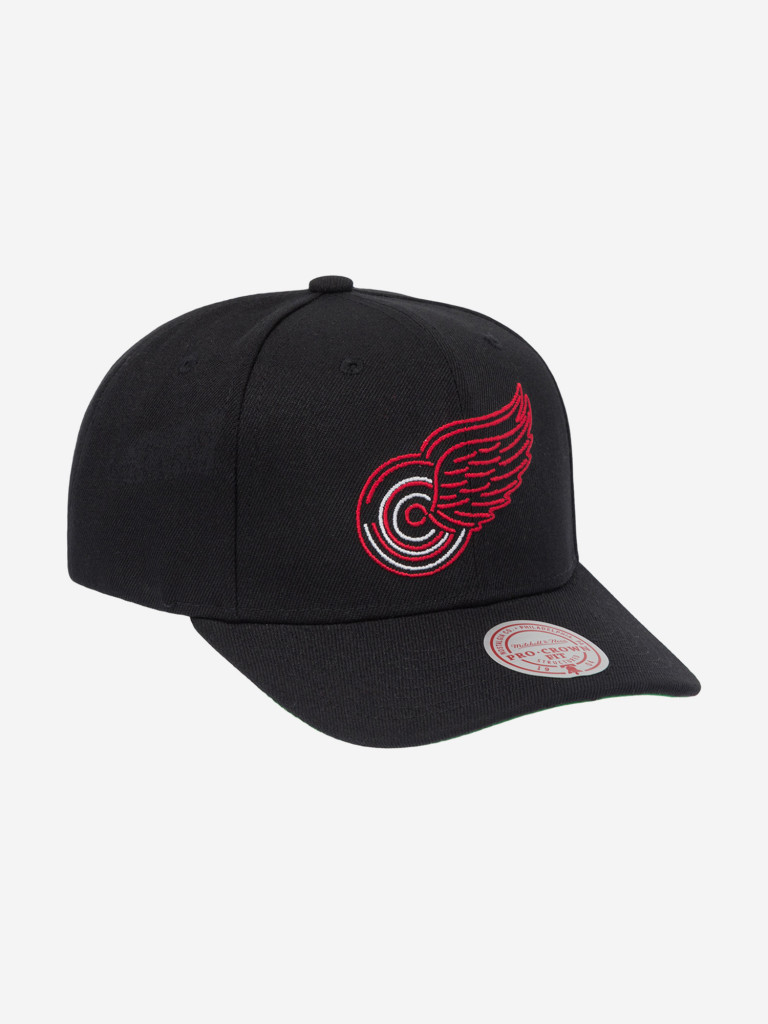 Бейсболка MITCHELL NESS HP9572-DRWBLCK Detroit Red Wings NHL (черный)