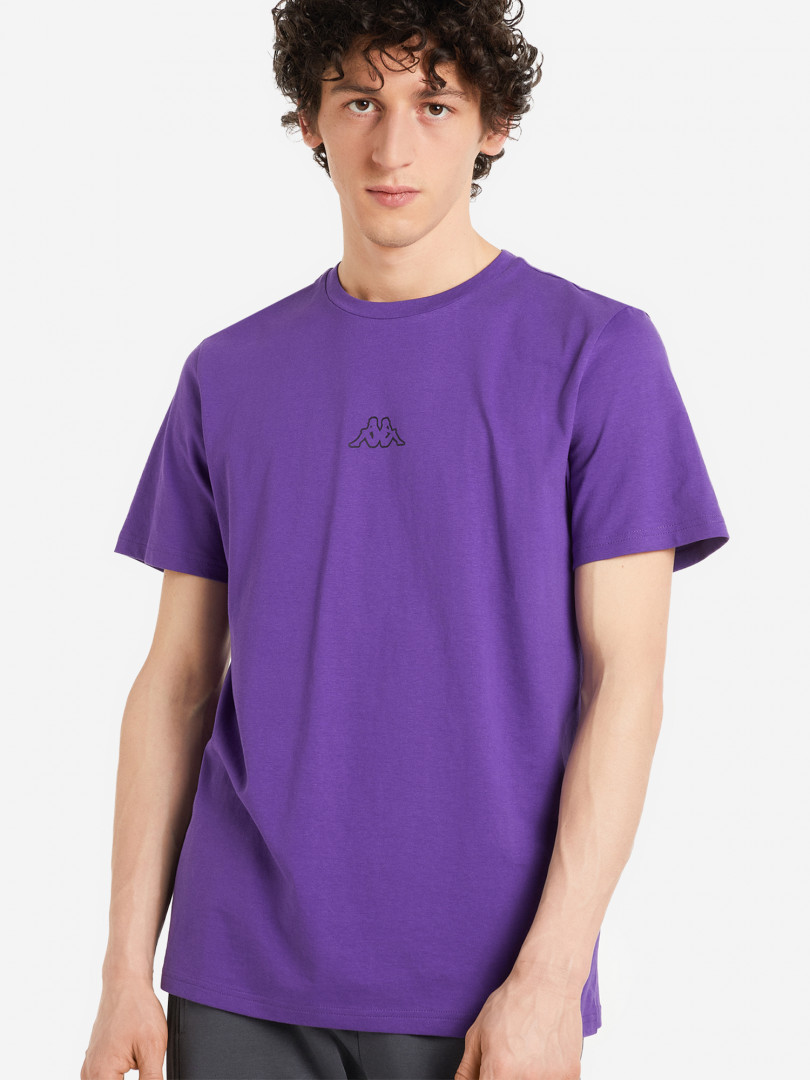 фото Футболка мужская kappa sport logo, фиолетовый