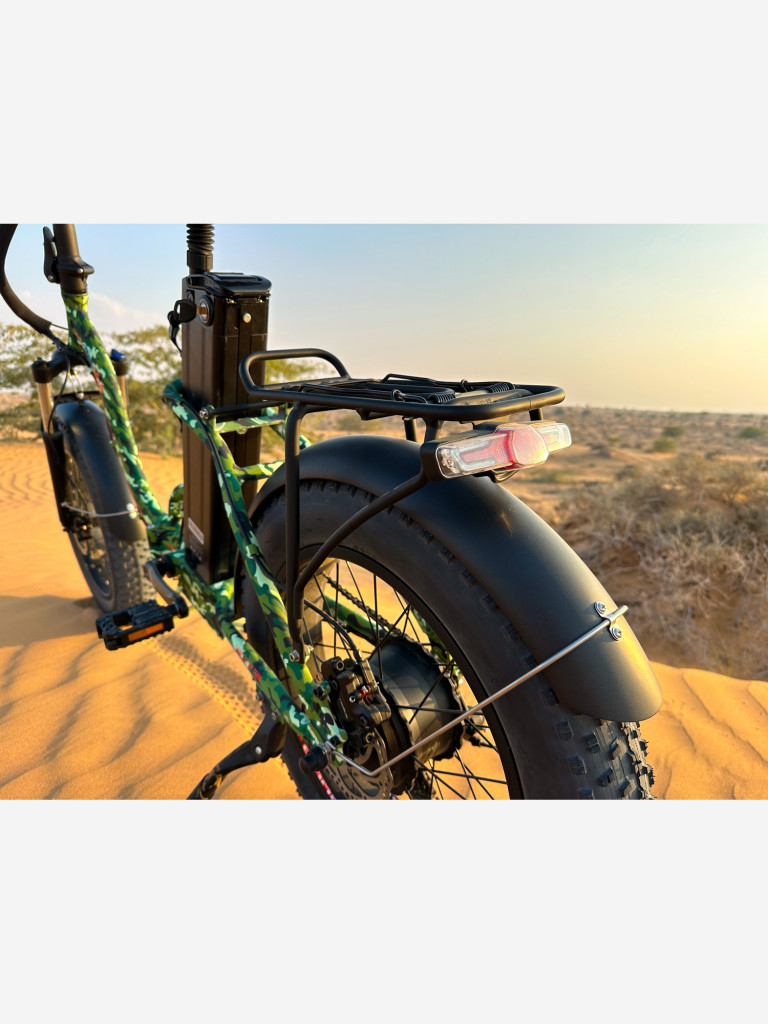 Электровелосипед OxyVolt "Low Fat Ranger" 750Вт, 48В, 20Ач, гидравлика, фэтбайк, складной, 20 дюймов, графит
