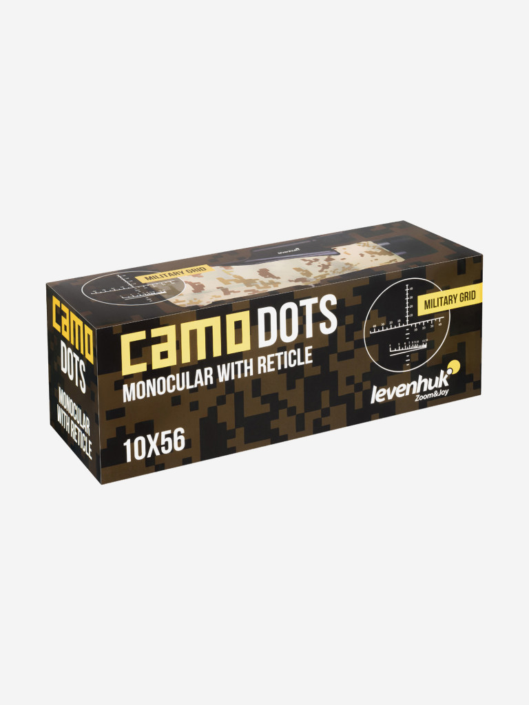 Монокуляр Levenhuk Camo Dots 10x56 с сеткой