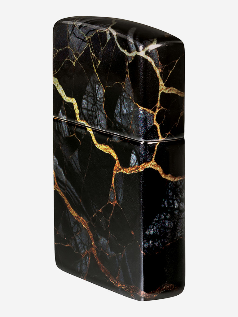 Зажигалка бензиновая ветроустойчивая Zippo Fusion Marble Design 540 Tumbled Chrome