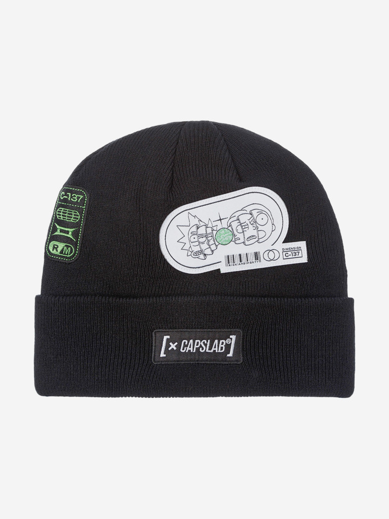 Шапка с отворотом CAPSLAB CL/REM1/1/BON/REM Rick And Morty Together