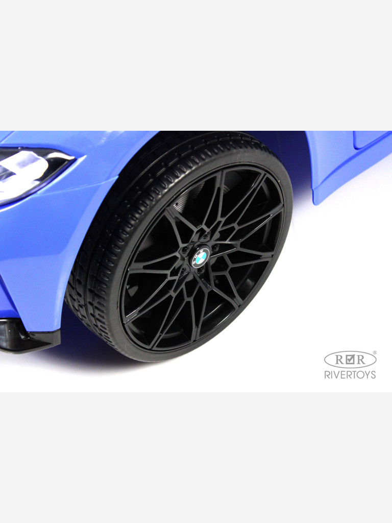 Детский электромобиль RIVERTOYS BMW M4 (A004AA) синий