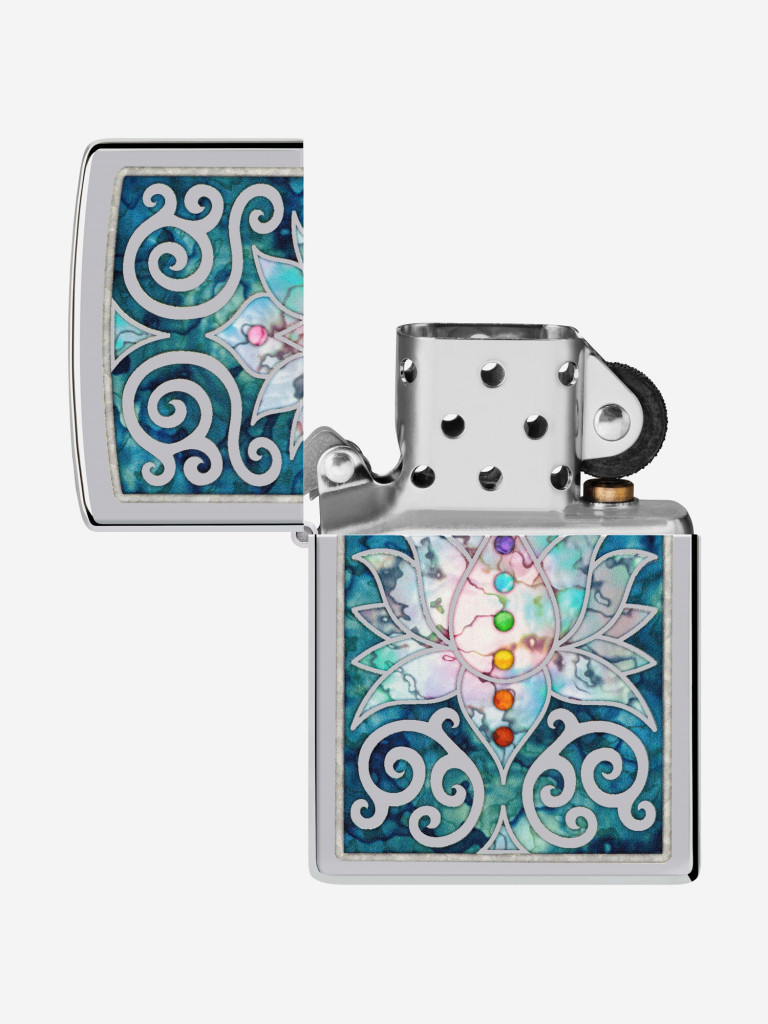 Зажигалка бензиновая ZIPPO 48592 Lotus Flower
