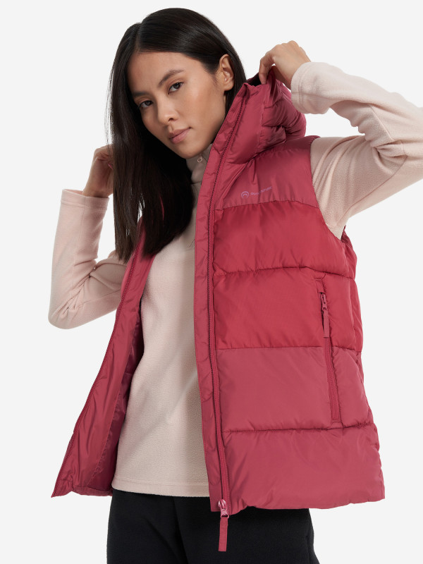 Жилет утепленный женский Outventure Alakol арт. 137543 малиновый цвет — купить за 3849 руб. со скидкой 30 %, отзывы в интернет-магазине Спортмастер