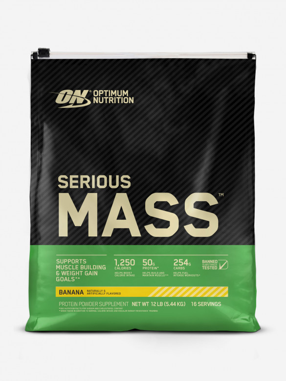 Гейнер Optimum Nutrition Сириус Масс, 5440 г, Банан