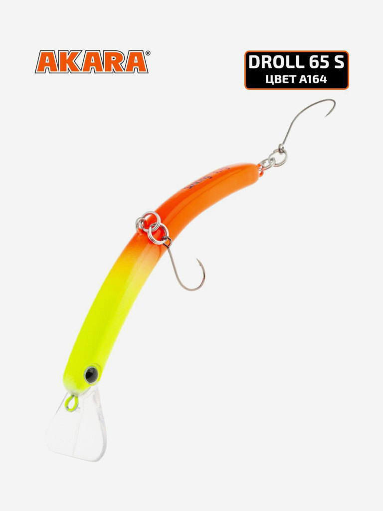 Воблер Akara Droll 65S минноу тонущий на форель 3,7гр A164