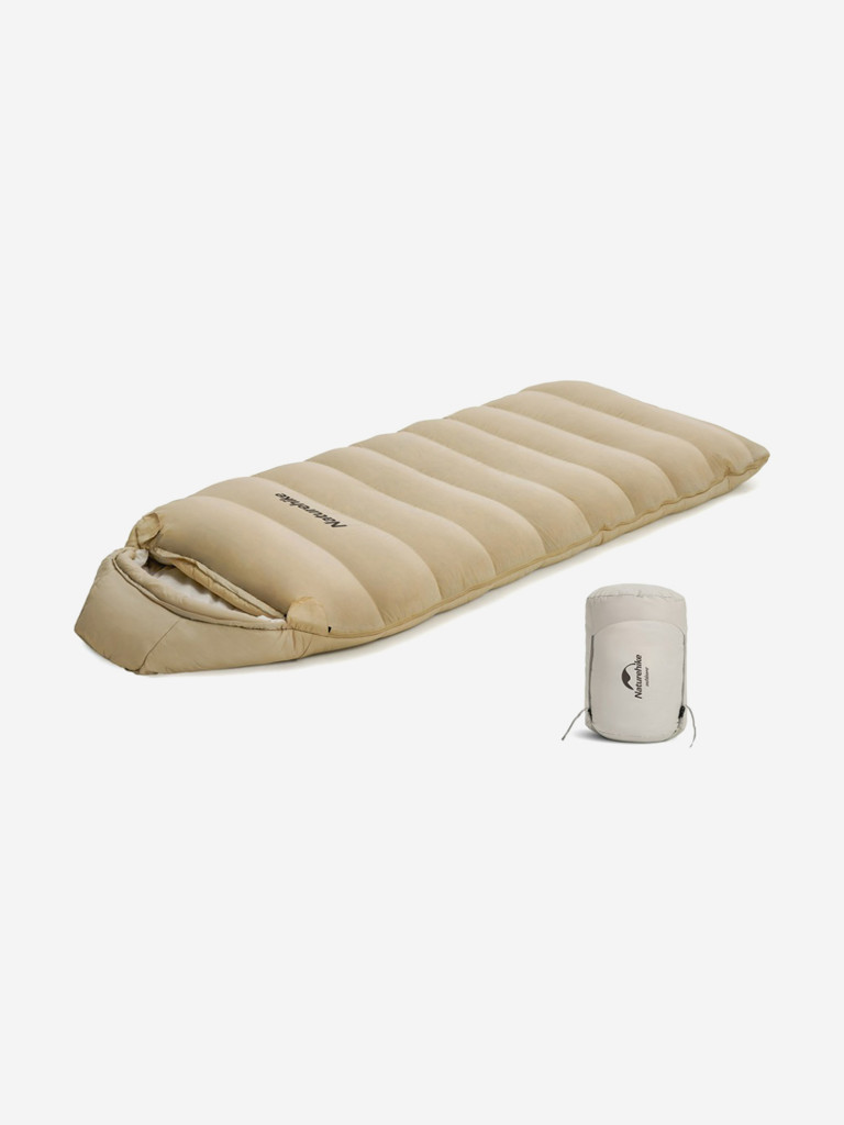 Мешок спальный Naturehike XS1000, 220х85 см, (правый) (ТК: -10C), зелёный