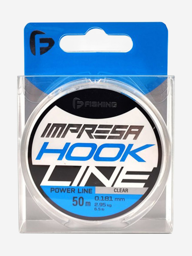 Леска Impresa Hook Line Clear F-FISHING 50м 0,181мм 2,95кг/6,5lb