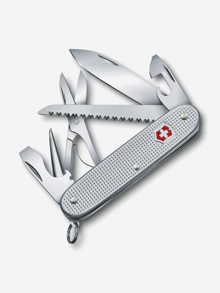 Нож перочинный Victorinox Farmer X Alox, серебристый, 0.8271.26