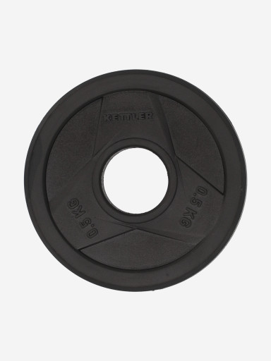 Диск чугунный обрезиненный KETTLER, 0.5 кг