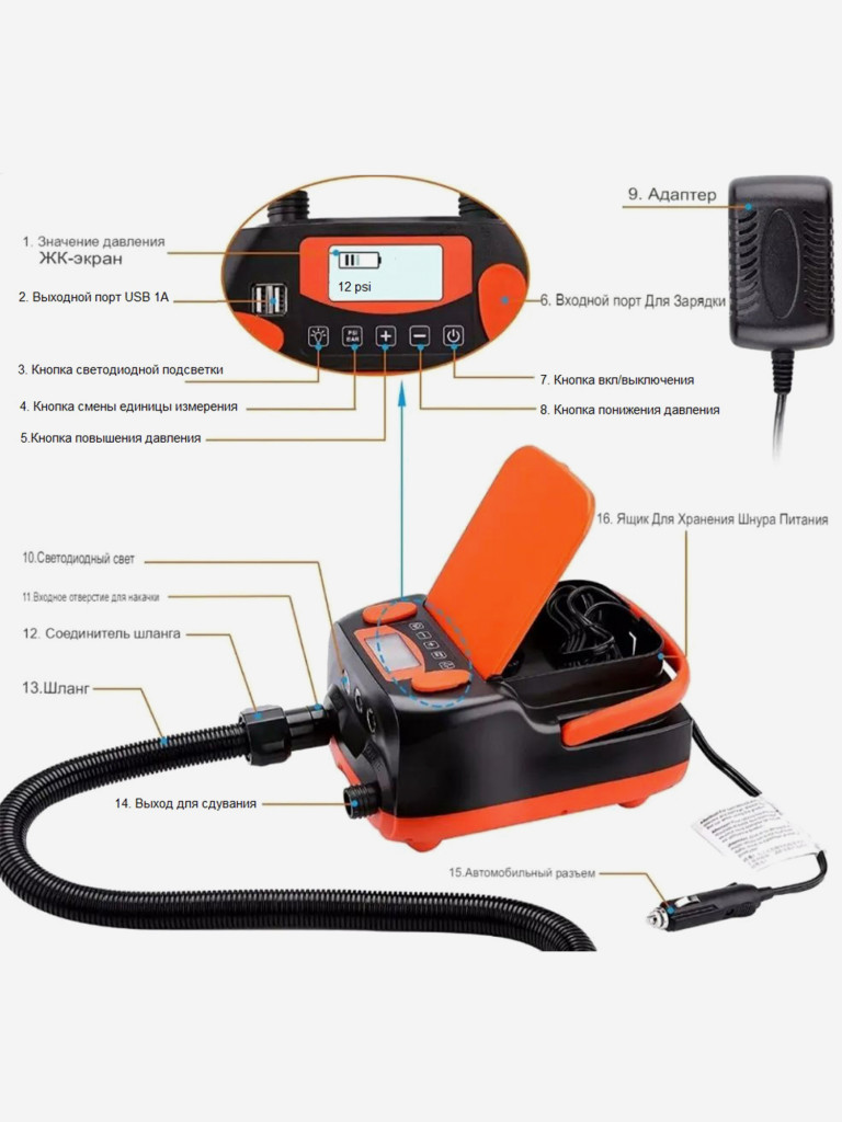 Насос аккумуляторный Stermay HT-790