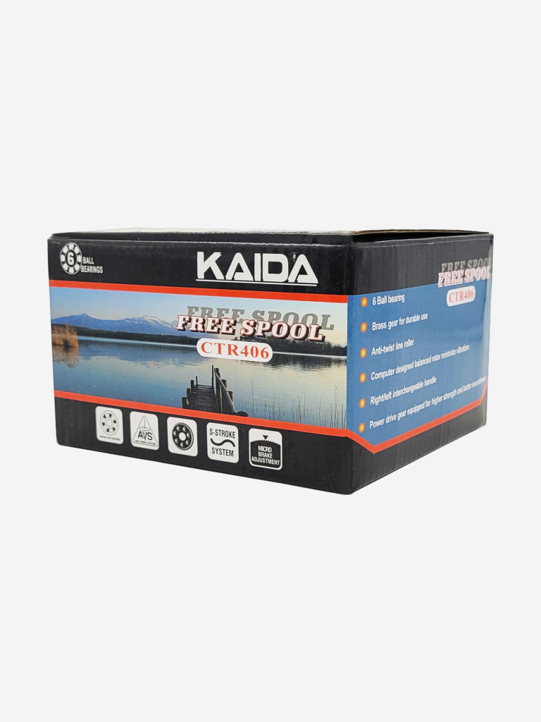 Катушка Kaida CTR-406, с задним фрикционом