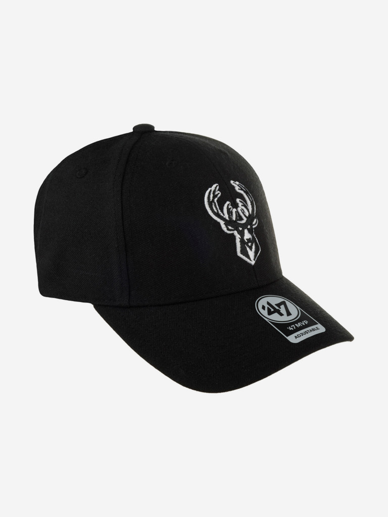 Бейсболка 47 BRAND K-MVP13WBV-BKD Milwaukee Bucks NBA (черный)