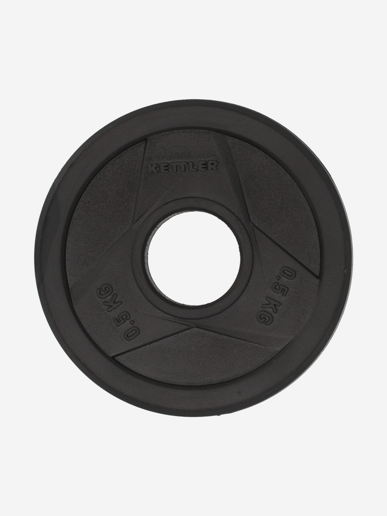 Диск чугунный обрезиненный KETTLER, 0.5 кг