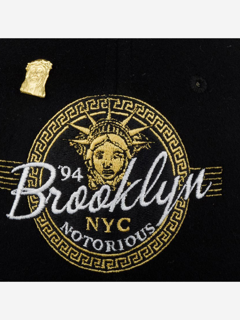 Бейсболка с прямым козырьком HOOD 100-CSM034-NY020-BK Biggie Notorious II (черный)