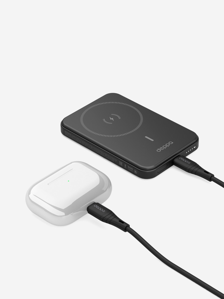 Внешний аккумулятор NRG MageSafe 5000 мА-ч (18Вт-ч) Basic, 15Вт Qi
