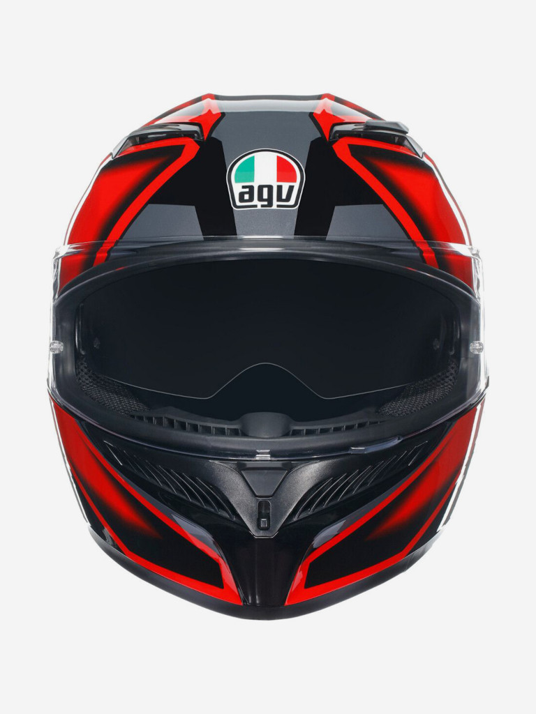 Мотошлем интеграл AGV K3 E2206 MPLK Compound Black/Red