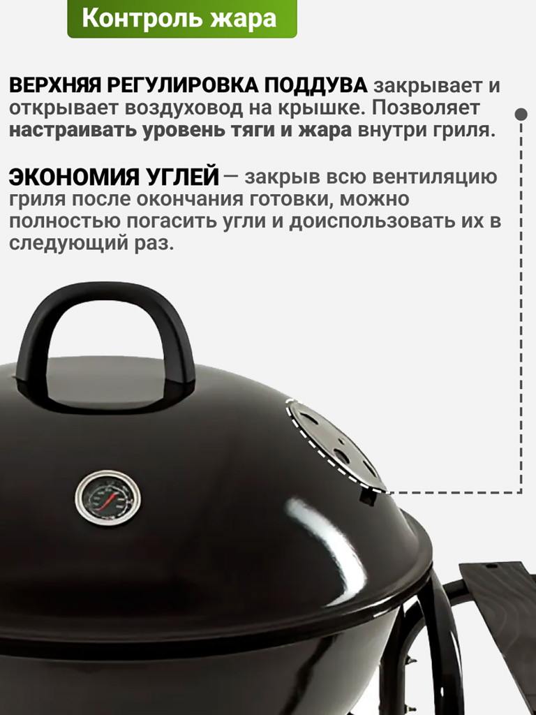 Классический угольный гриль Best Picnic Blazer 58