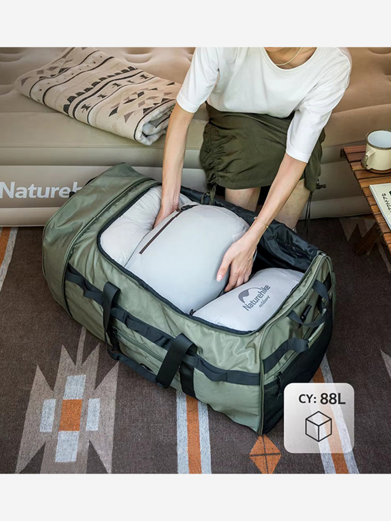 Дорожная сумка Naturehike XS03, 88L, зеленая
