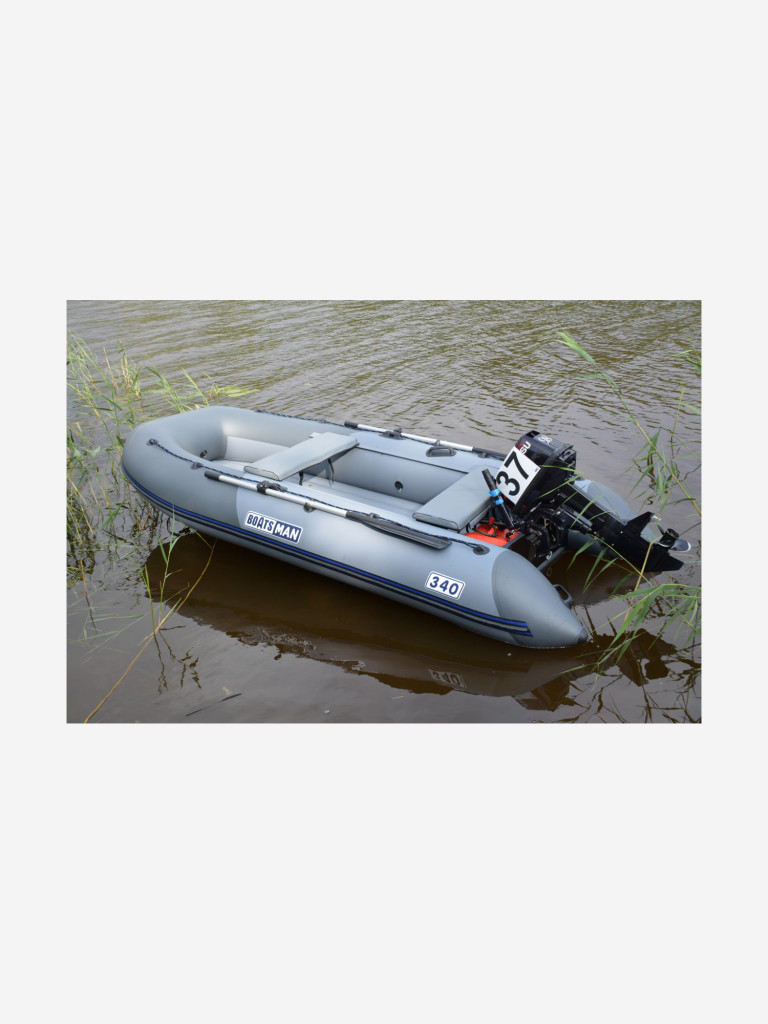 Лодка НДНД Boatsman BT340A, серо-графитовый