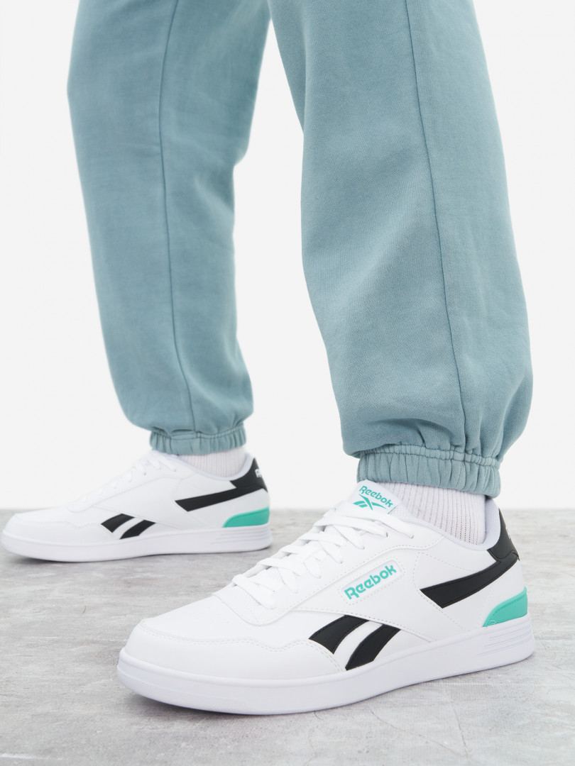 фото Кеды мужские reebok court advance clip, белый
