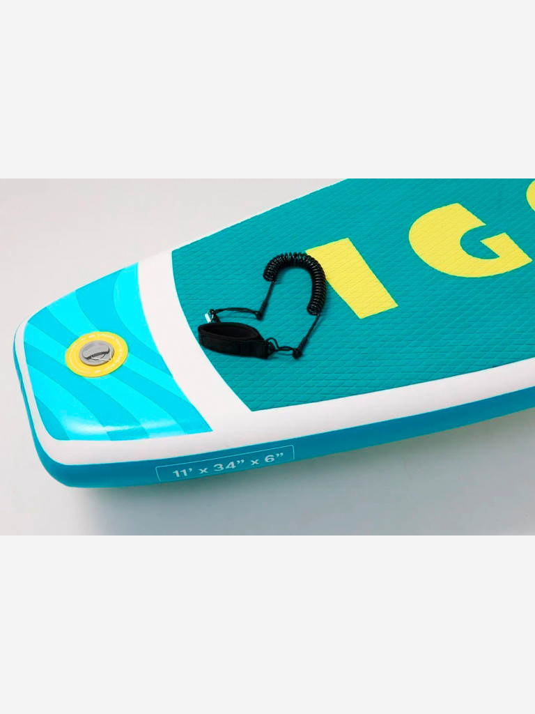 Сапборд надувной Iggy 11х34х6 Green, 335x86x15 см