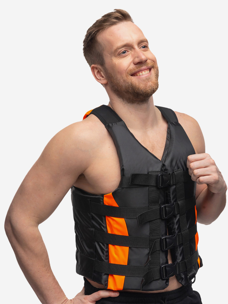 Спасательный жилет оранжевый hikeXp Universal Black\Orange