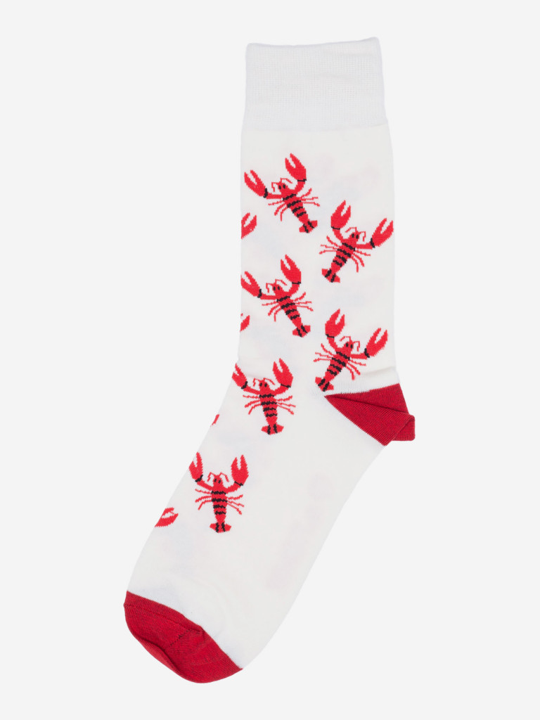 Носки с рисунками St.Friday Socks - Раки бежевый/красный цвет — купить за  449 руб. со скидкой 10 %, отзывы в интернет-магазине Спортмастер