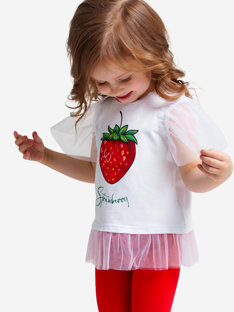 Комплект для девочек: футболка, легинсы PlayToday