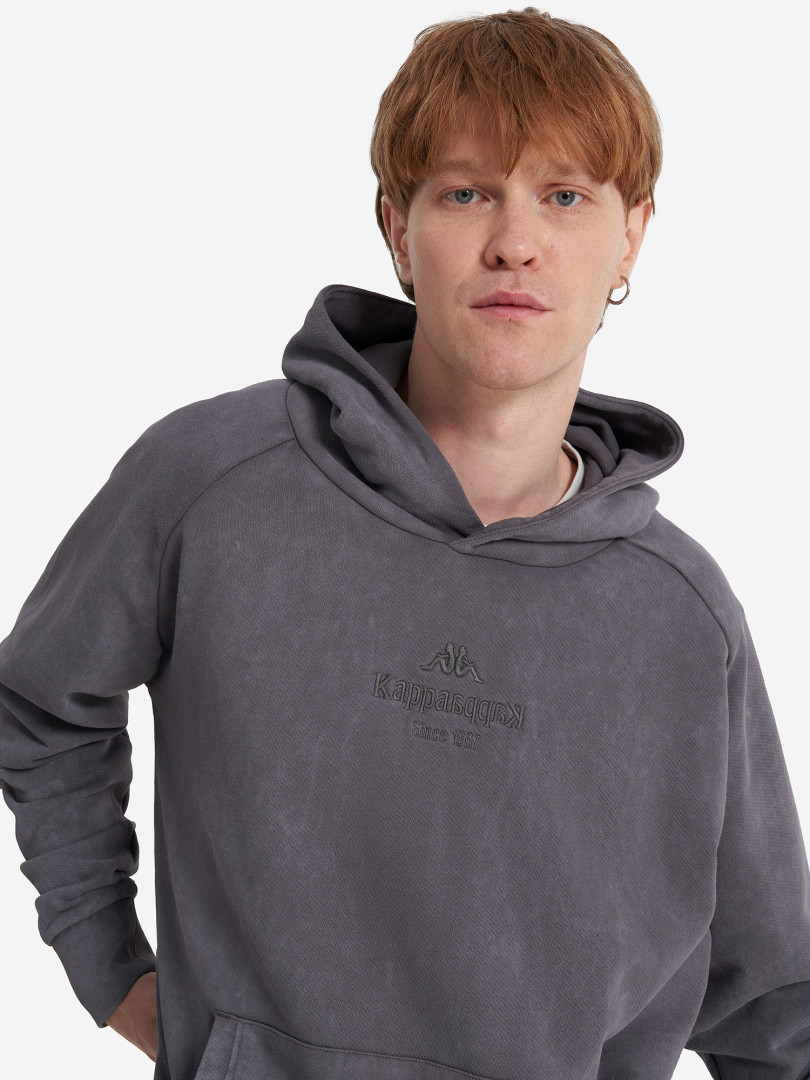 фото Худи мужская kappa, серый
