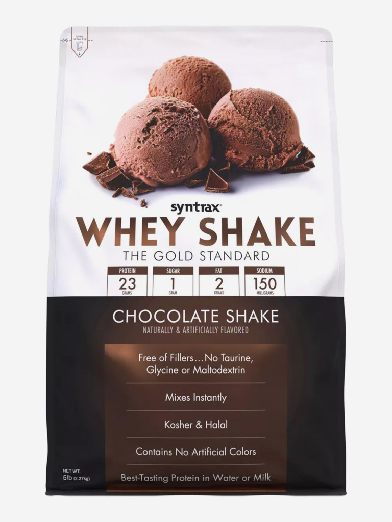 Протеин Syntrax Whey Shake, 2270 г, Шоколадный коктейль
