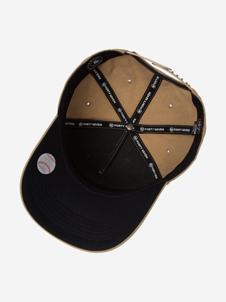 Бейсболка 47 BRAND B-MPDTP02WBP-KHB Boston Red Sox MLB (бежевый)