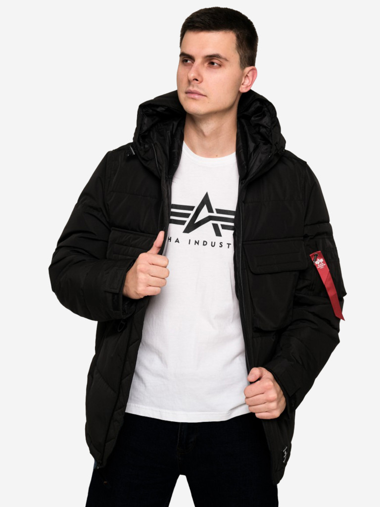 Куртка мужская зимняя Hooded Puffer Alpha Industries