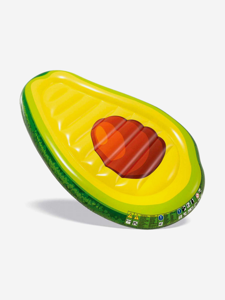 Матрас плавательный надувной Intex 58769 "Вкусный авакадо" (168х104х20см)