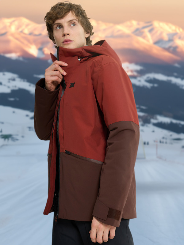 Куртка горнолыжная мужская Ziener Rikkard арт. 244208 кирпичный цвет — купить за 17249 руб. со скидкой 50 %, отзывы в интернет-магазине Спортмастер