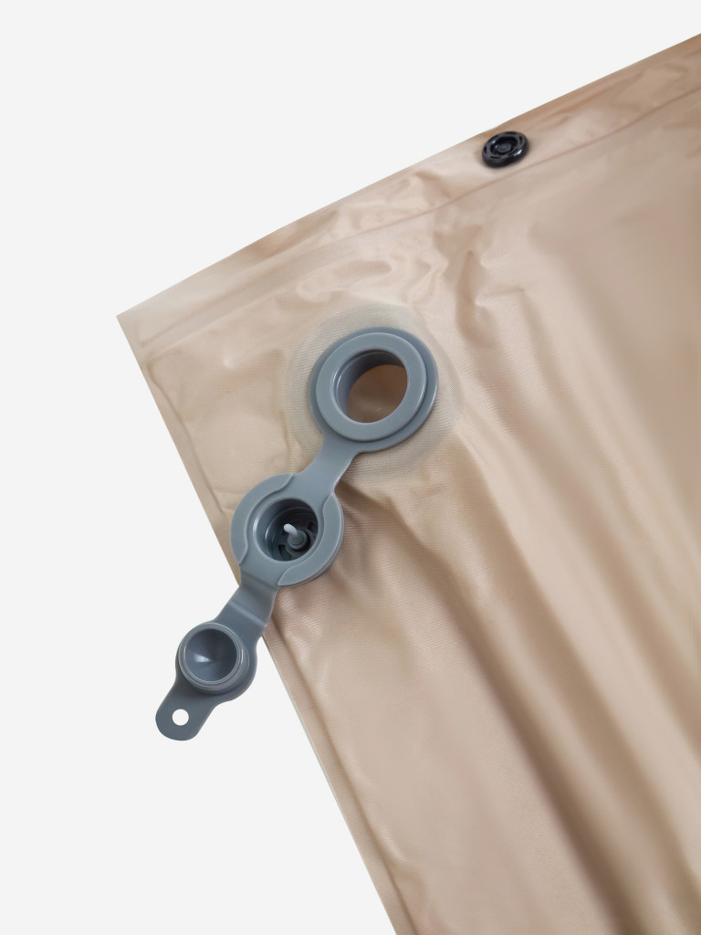 Коврик надувной двойной Naturehike D series, бежевый