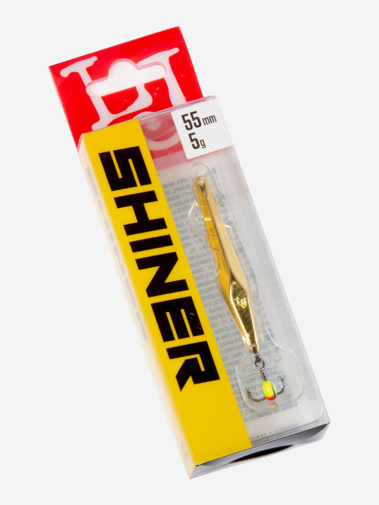 Блесна вертикальная зимняя Lucky John SHINER, длина 55 мм G, блистер