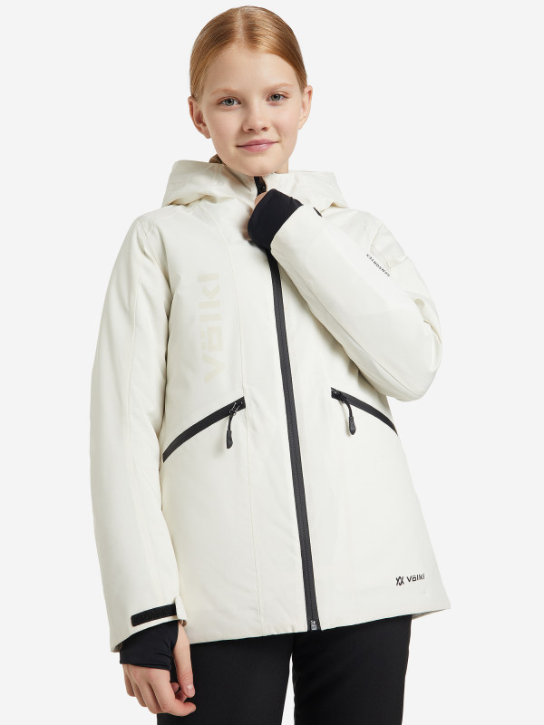 Куртка утепленная для девочек Volkl светло-бежевый цвет — купить за 2999 руб. со скидкой 70 %, отзывы в интернет-магазине Спортмастер