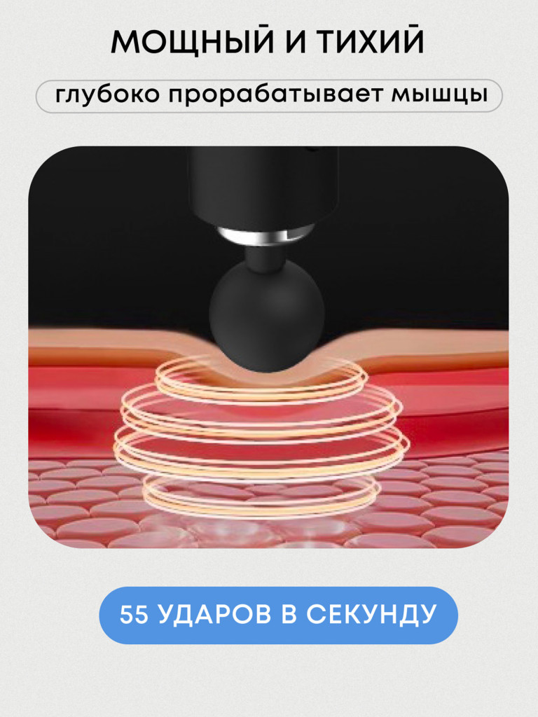 Перкуссионный массажер VINP