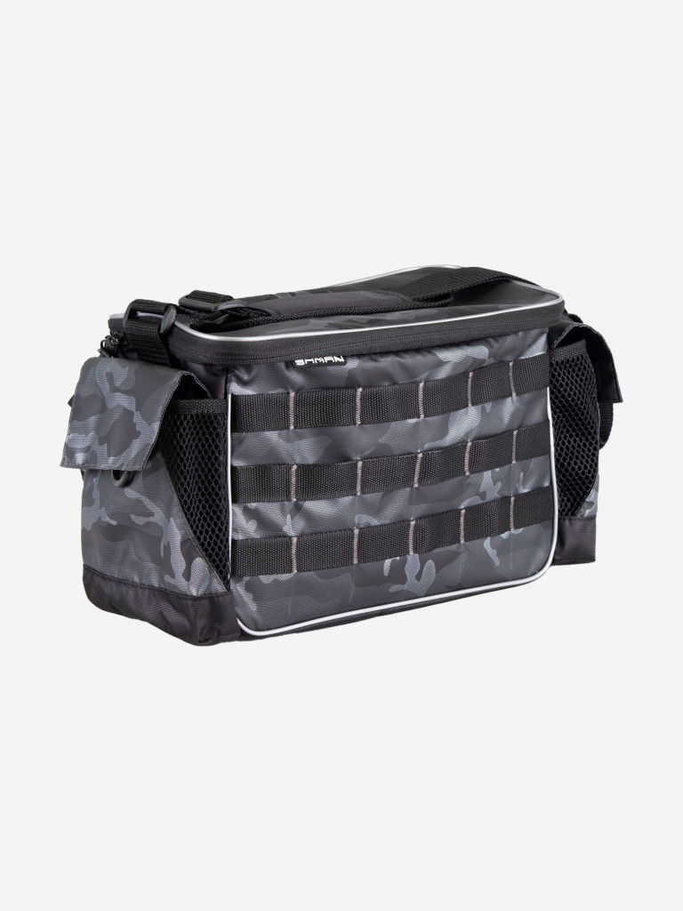 Сумка рыболовная Yaman Base Lure Bag L, 36х22х15 см, цвет серый камуфляж + 3 коробки LUNO.